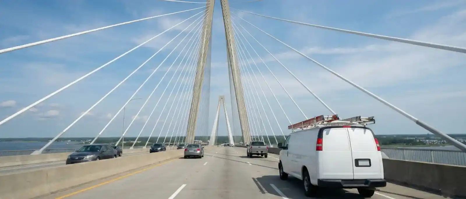 Emergency appliance repair service truck in Mount Pleasant responding to a broken refrigerator.